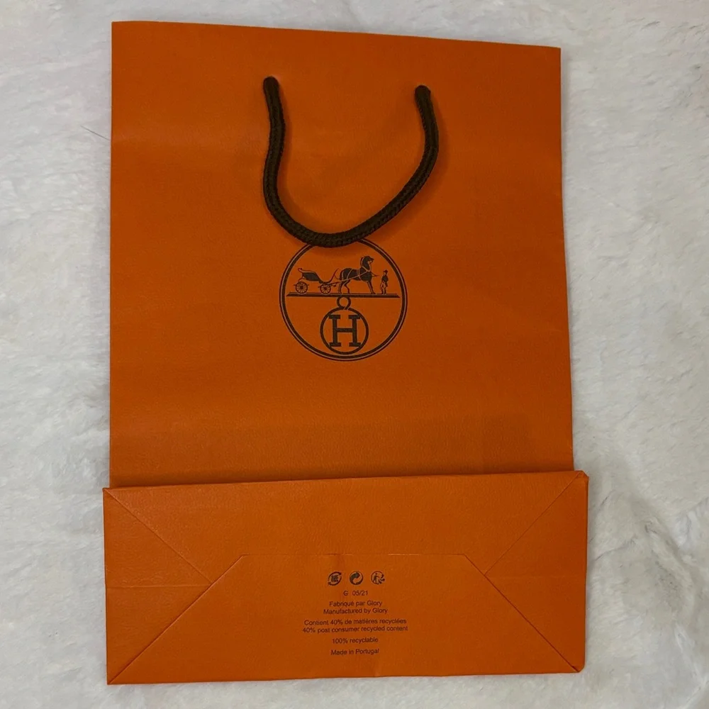Hermes Vibrant Orange Tote Bag